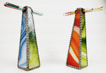 Kaleidoscope - Multi Colored Swirled Glass 9" x 3"