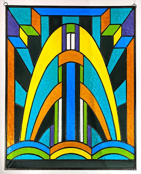 Art Deco Arches with 3D Effect 12" x 16"