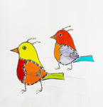 Love Bird - Standing Multi Colored 4x5